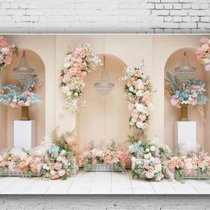 wedding or event floral wall backdrop